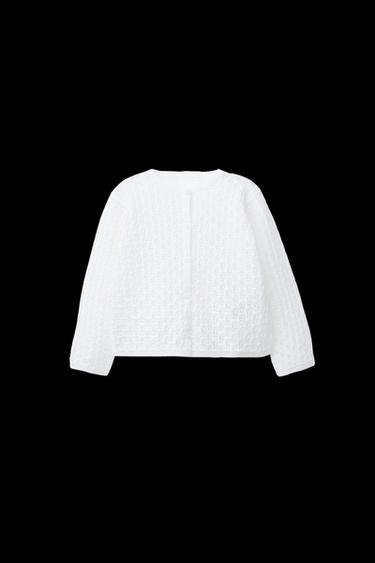 Zara OPEN KNIT CARDIGAN - Light ecru - Image 0