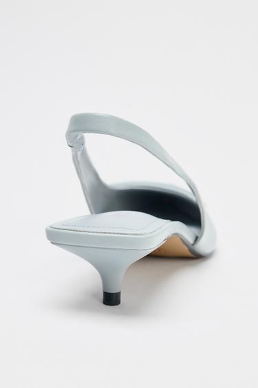 CHAUSSURES OUVERTES À L'ARRIÈRE DÉCOR - Bleu clair de Zara - Image 6