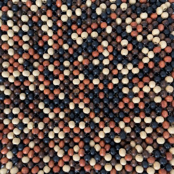 BEADED WOODEN MINI BUCKET BAG - Image 5