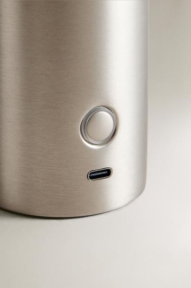 LAMPE TABLE SANS FIL ALBATRE ET MÉTAL - Argent de Zara - Image 3