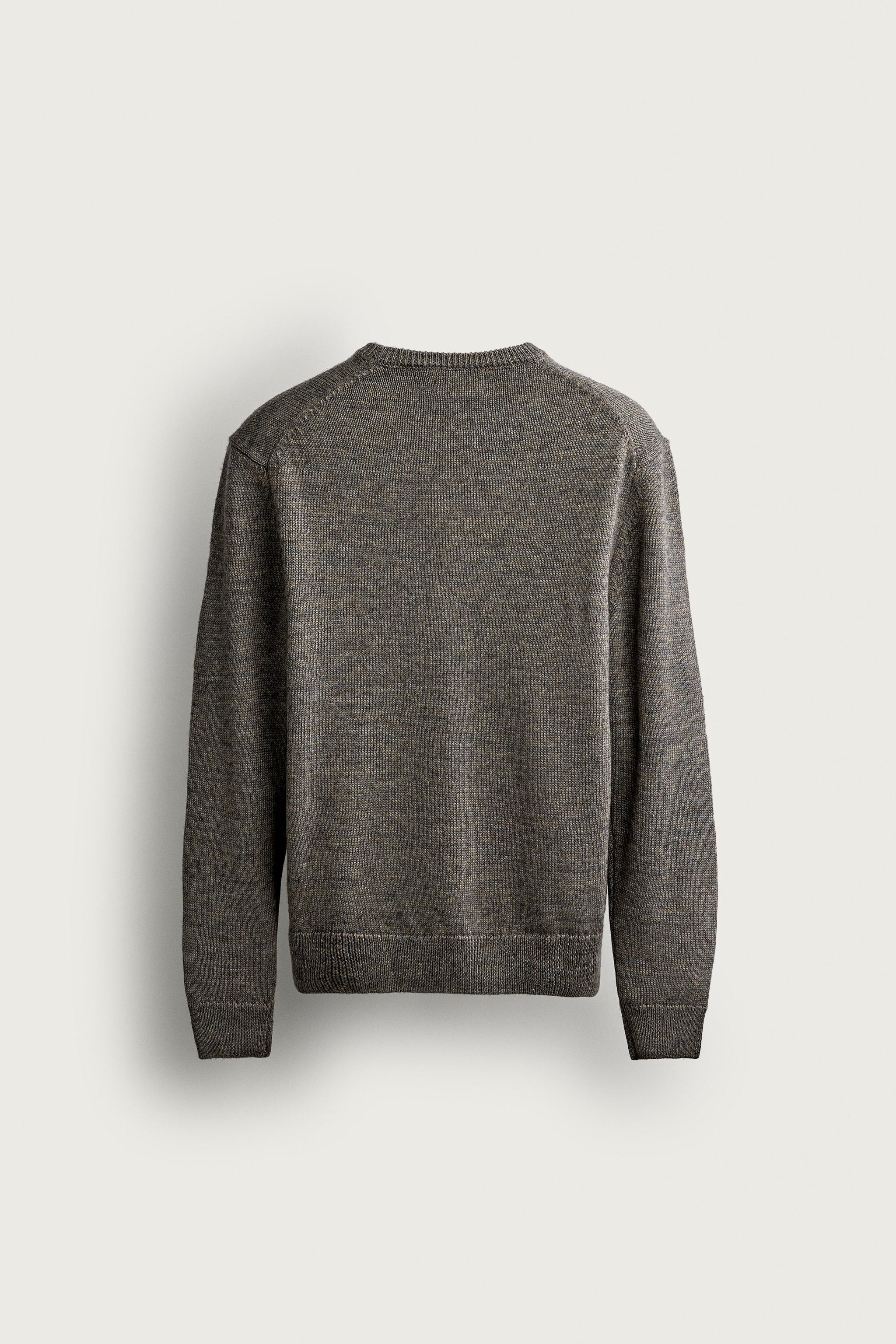 REGULAR FIT SWEATER WITH WOOL