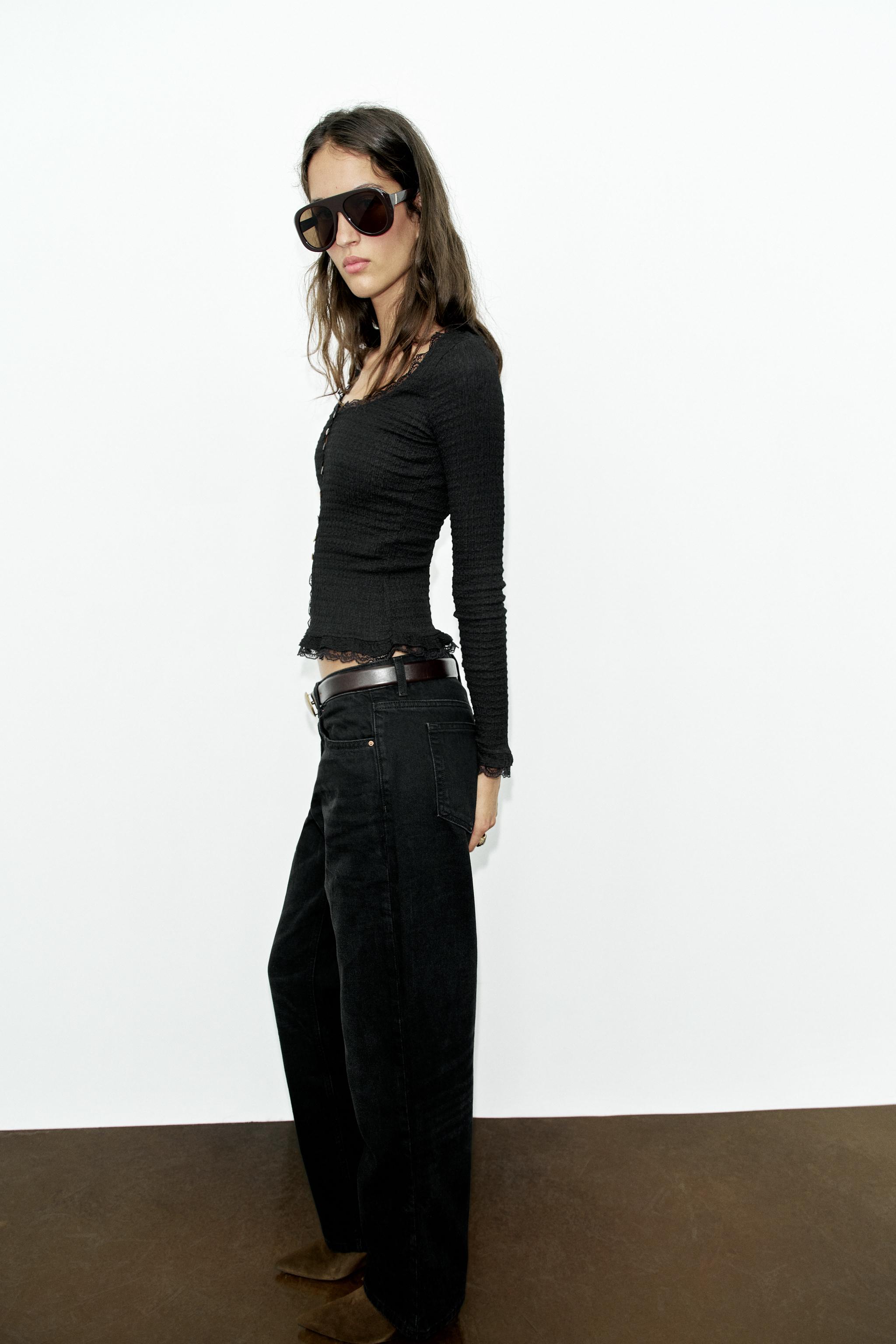 Женские куртки Zara COMBINED JACKET — фото 4