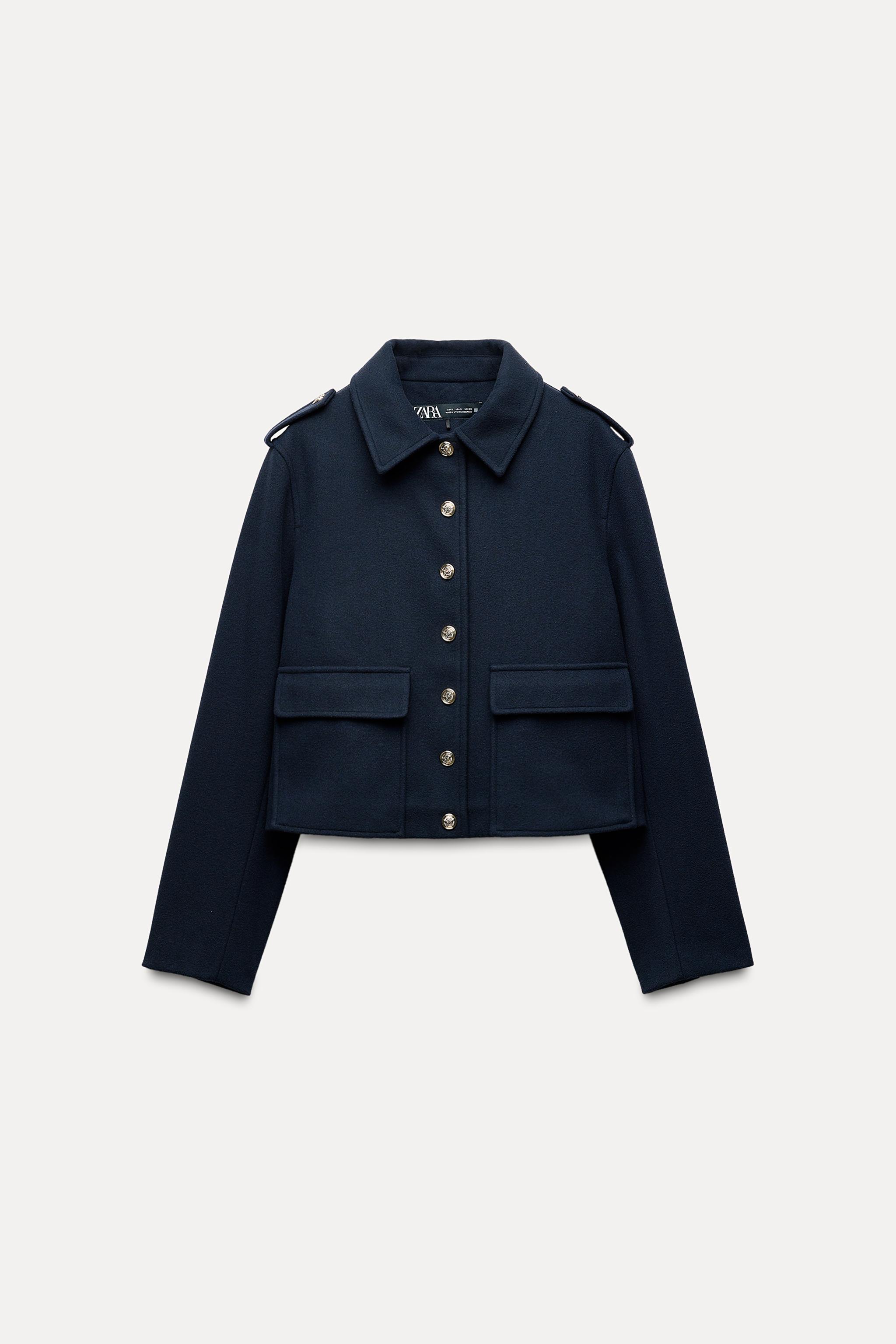 ソフト ショート ジャケット - ネイビーブルー | ZARA Japan / 日本