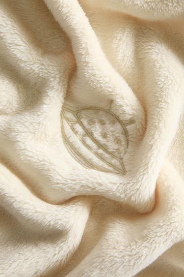 CHILDREN'S SPACESHIP FLEECE BLANKET - Butter by Zara - Image 3