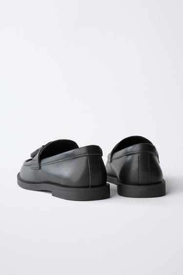 LOAFERS WITH TASSELS - Black by Zara - Image 5
