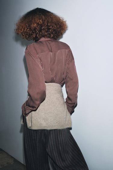 Blouse Tunique En Soie Boden - Édition Limitée - Taille 10/20 - Motif Tacheté - Vente Occasion TB