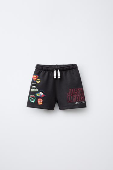 JUSTICE LEAGUE © & ™ DC COMICS PRINT BERMUDA SHORTS - Anthracite grey by Zara - Image 0
