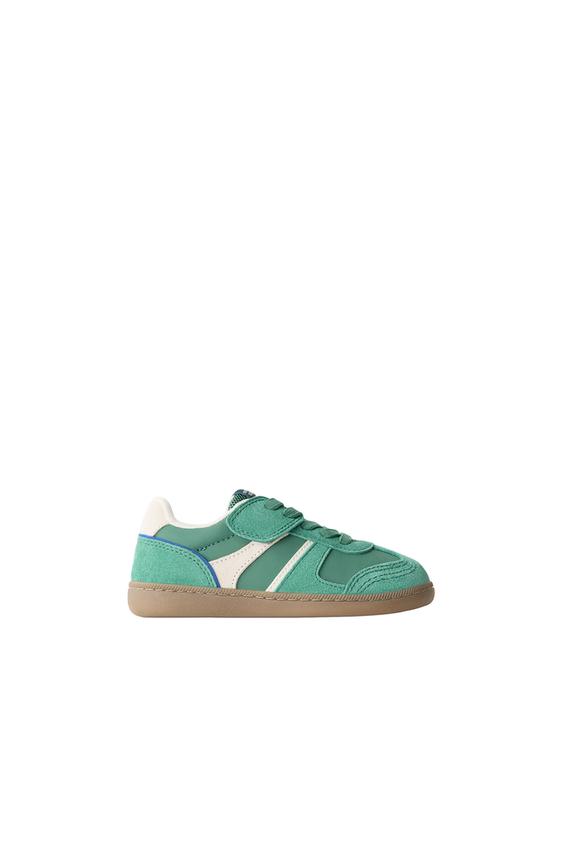 Zara CONTRAST SNEAKERS - Green - Image 0