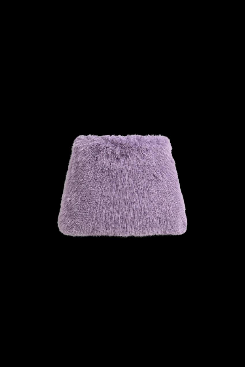 FAUX FUR MINI SKIRT HARRY LAMBERT FOR ZARA X DISNEY