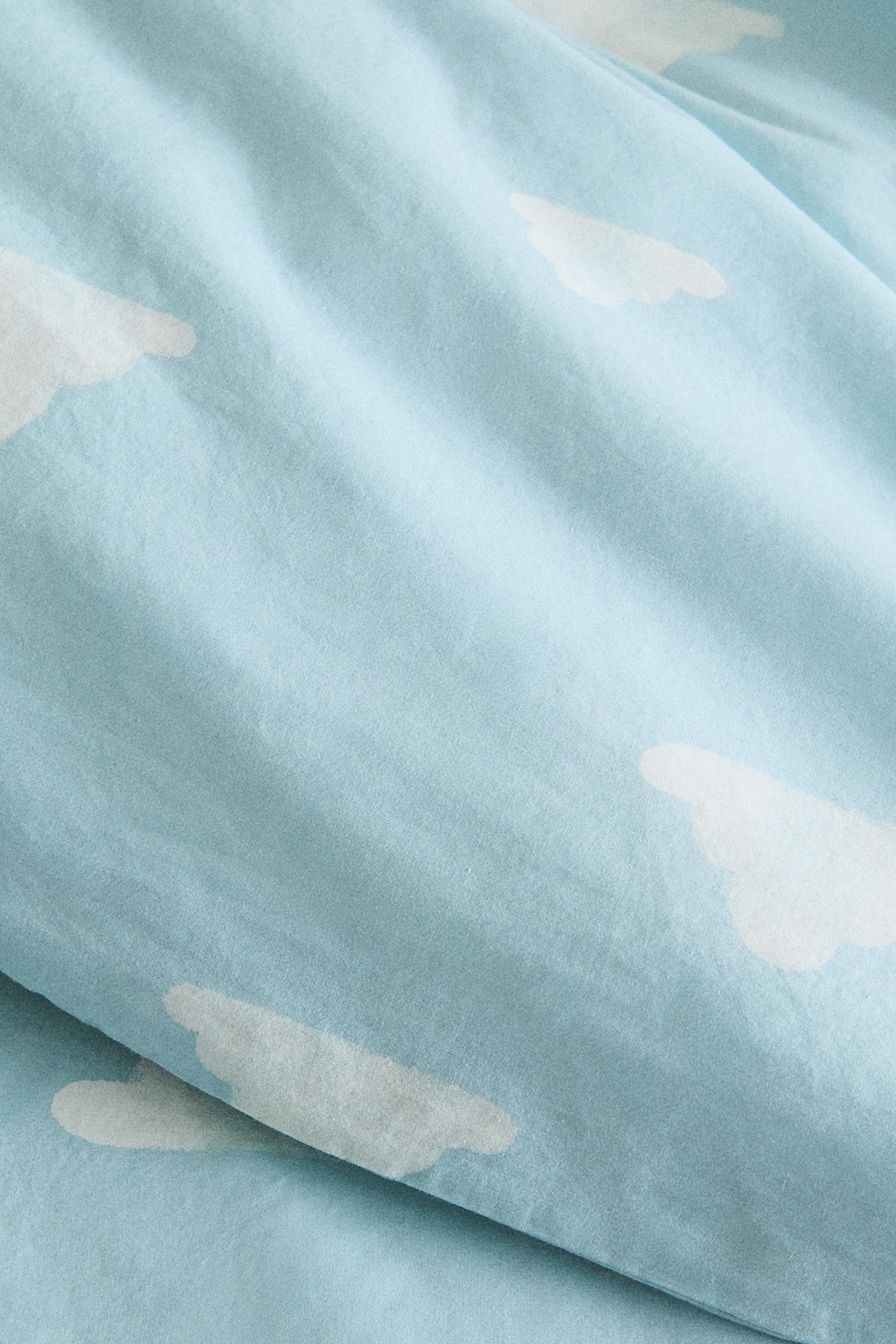 HOUSSE DE COUETTE ENFANT IMPRIMÉ NUAGES