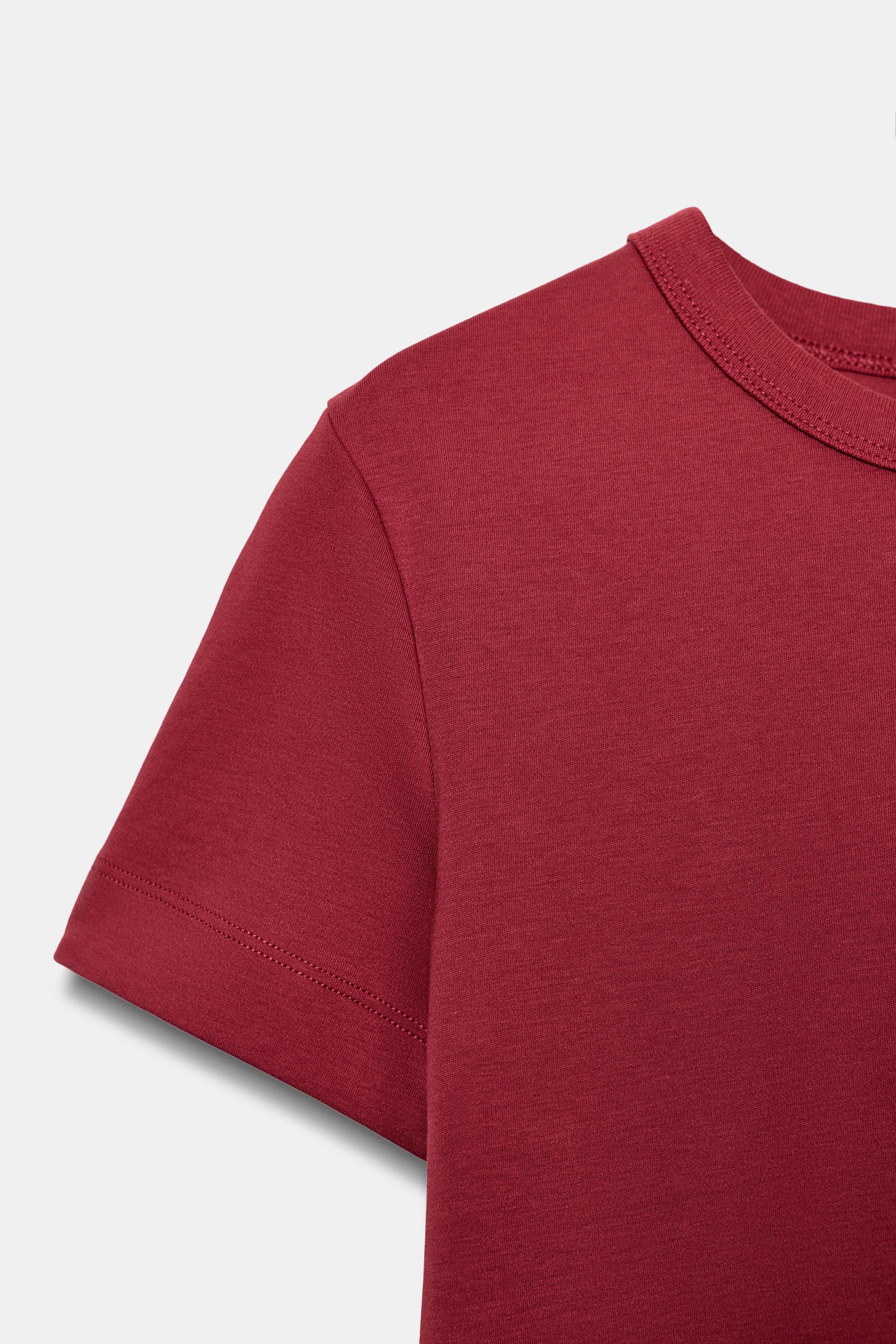INTERLOK KISA KOLLU T-SHIRT - Görsel 7