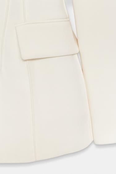 BLAZER AJUSTÉE COLLECTION ZW - Écru de Zara - Image 6