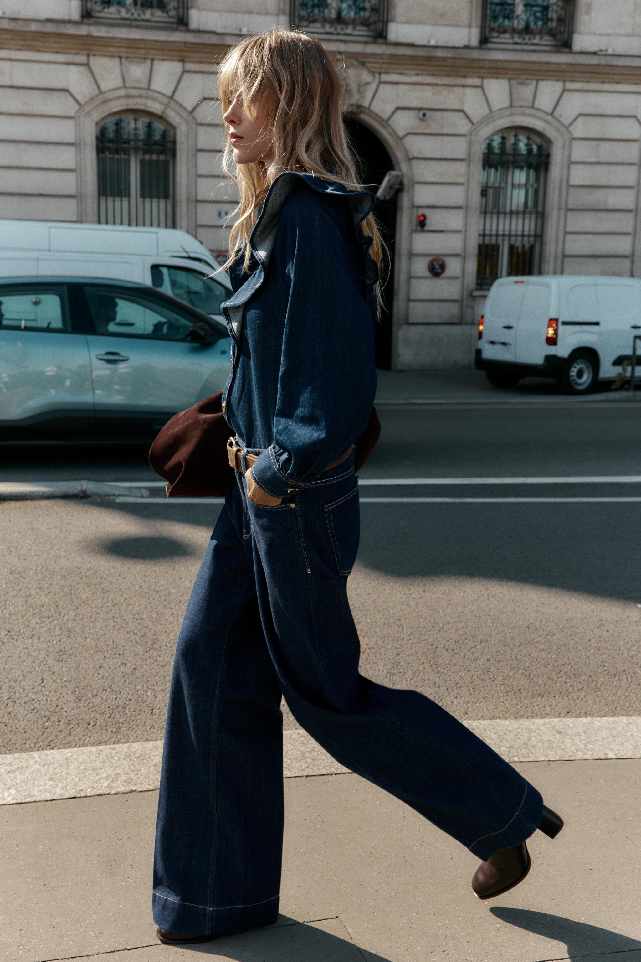 THE SHISHIKUI ブルーデニム ストレートパンツ THE SHISHIKUI ブルーデニム ストレートパンツ THE SHISHIKUI