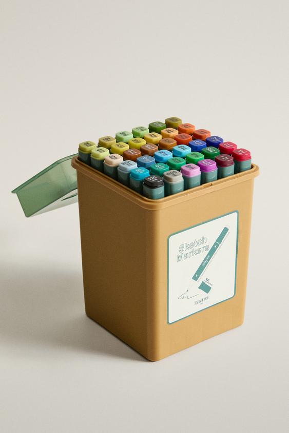 Zara KIDS’ MARKERS (PACK OF 36) - Multicolored - Image 0