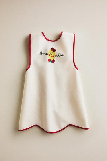 KIDS' LIMONCELLA APRON X THE ANIMALS OBSERVATORY - Light beige by Zara - Image 4