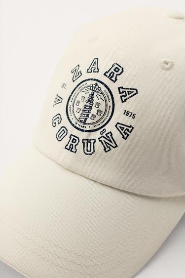 VARSITY 50TH ANNIVERSARY CAP - Ecru by Zara - Image 1