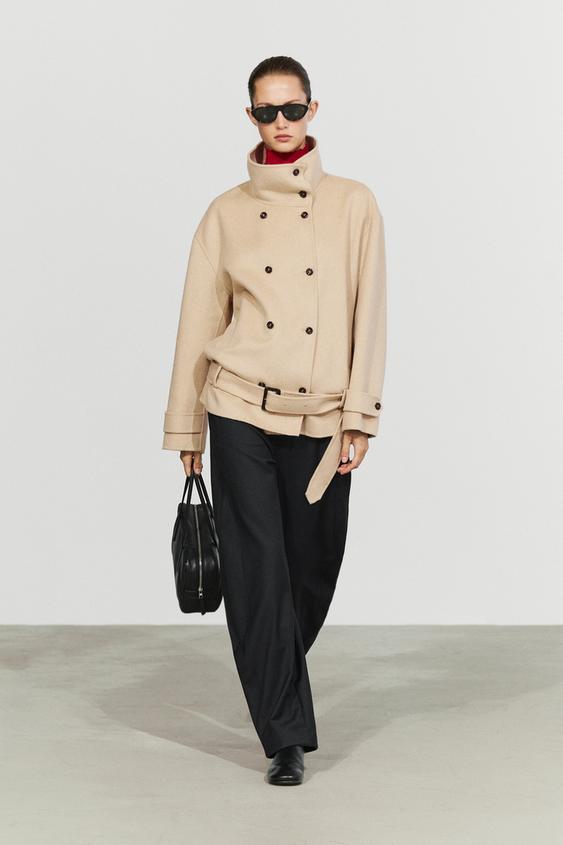 Zara Trench jacket with belt detail - 754 - Image 0