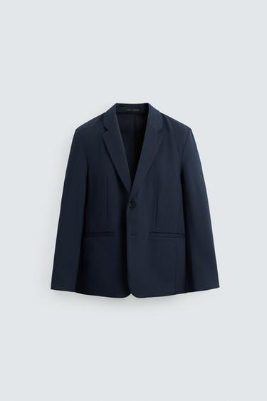COMFORT SLIM FIT BLAZER - Blue by Zara