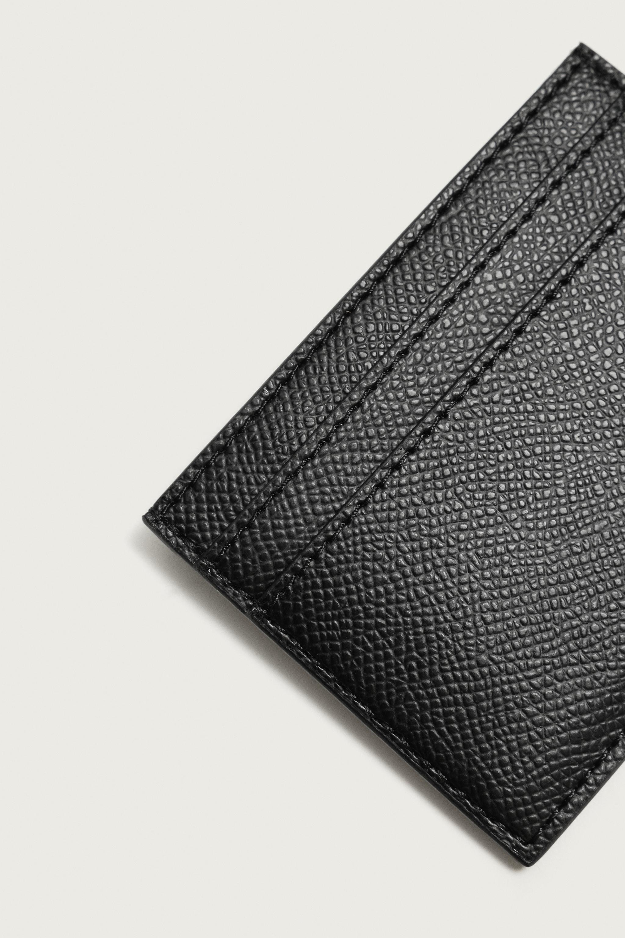 Zara TEXTURED CARD HOLDER — фото 3
