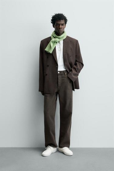 JEANS STRAIGHT FIT - Marrón de Zara - Imagen 0