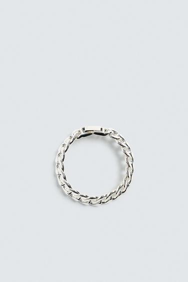 METAL CHAIN LINK BRACELET - Silver by Zara