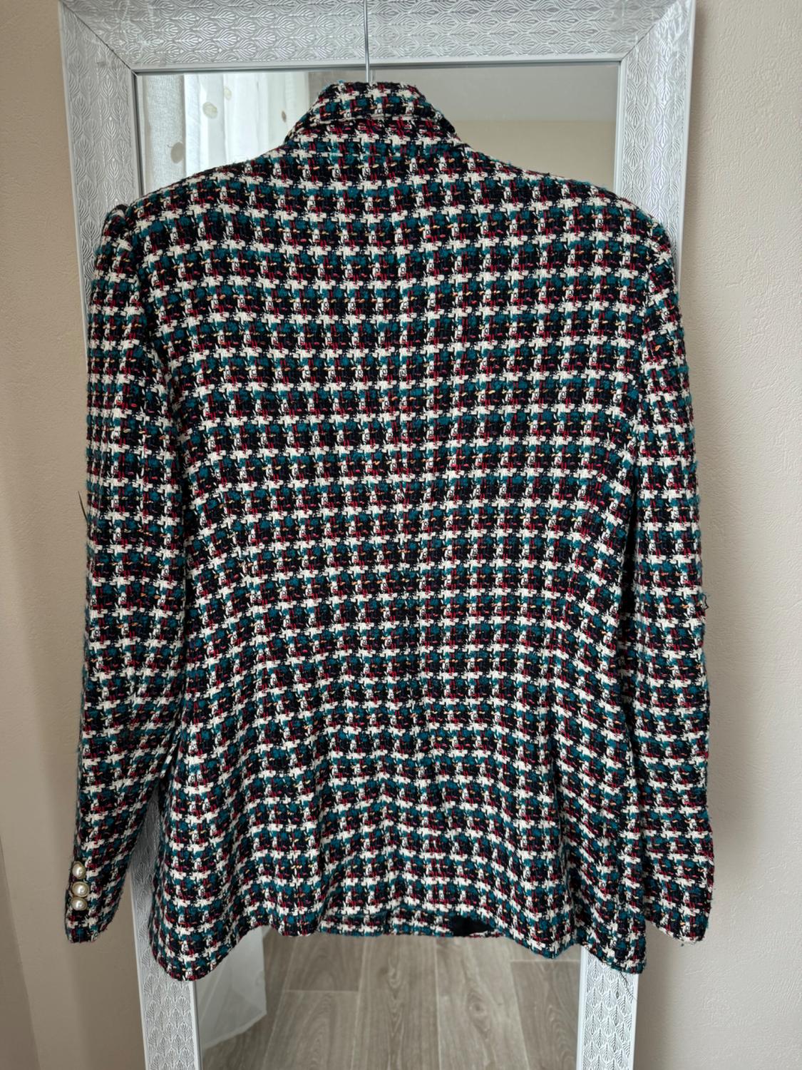 TEXTURED DOUBLE-BREASTED BLAZER - Image 6