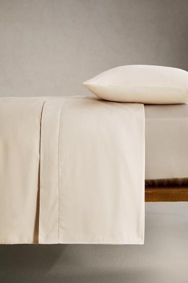 HOUSSE DE COUETTE SATIN (300 FILS) - Écru de Zara - Image 1