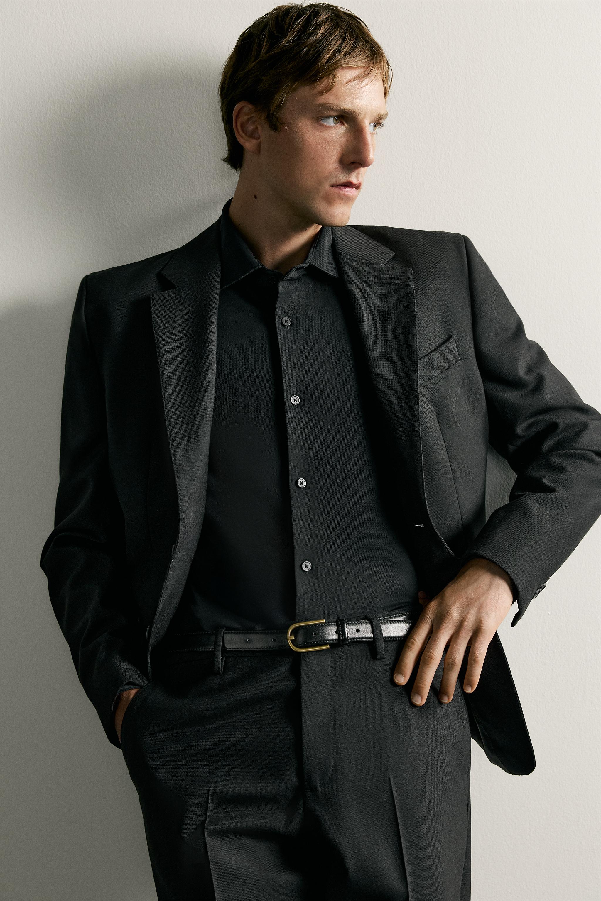 TEXTURED REGULAR FIT SHIRT