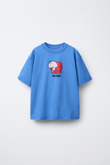 Zara MR. MEN ™ LITTLE MISS ™ T-SHIRT - Ink blue