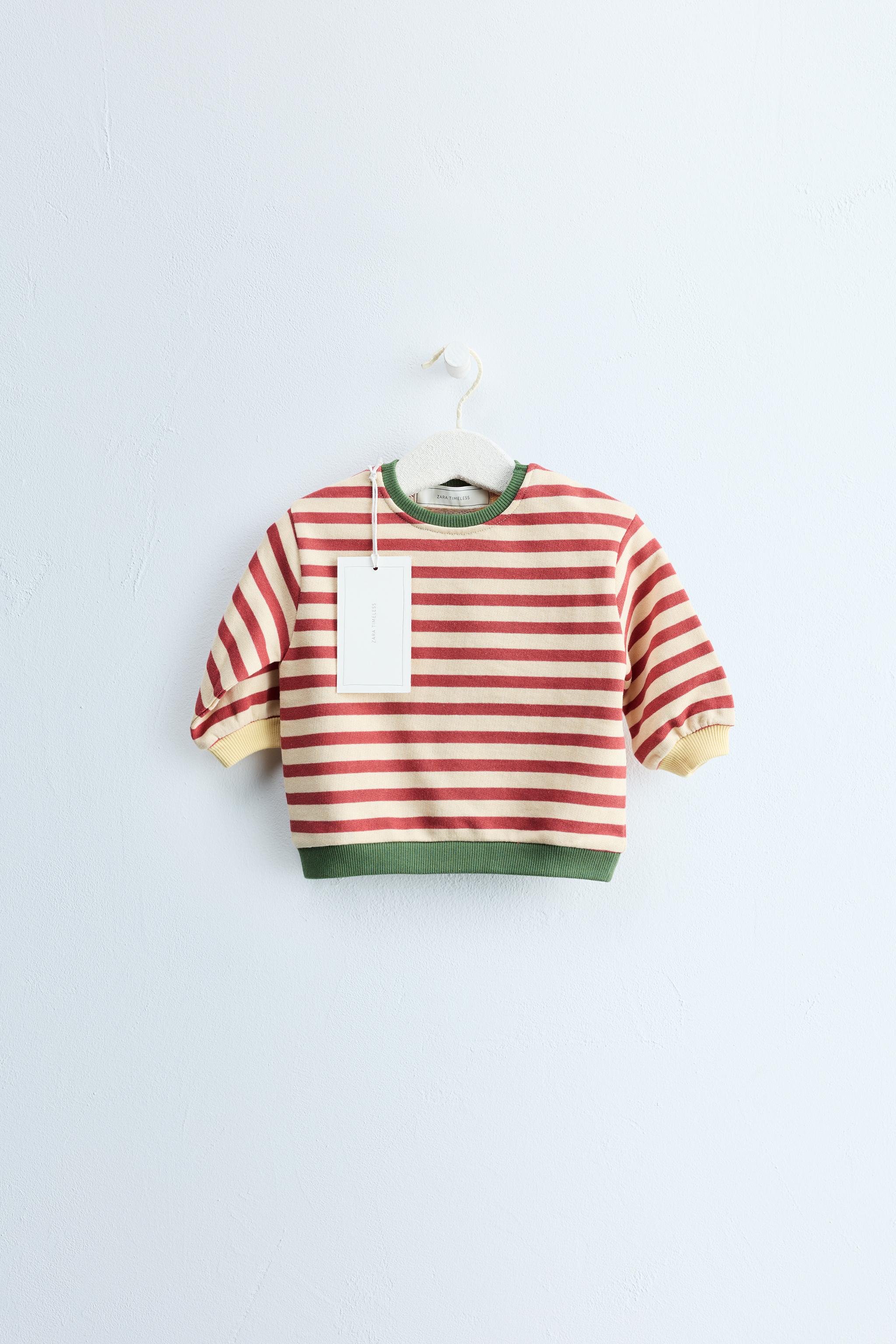 Zara Timeless - Striped Print Sweatshirt