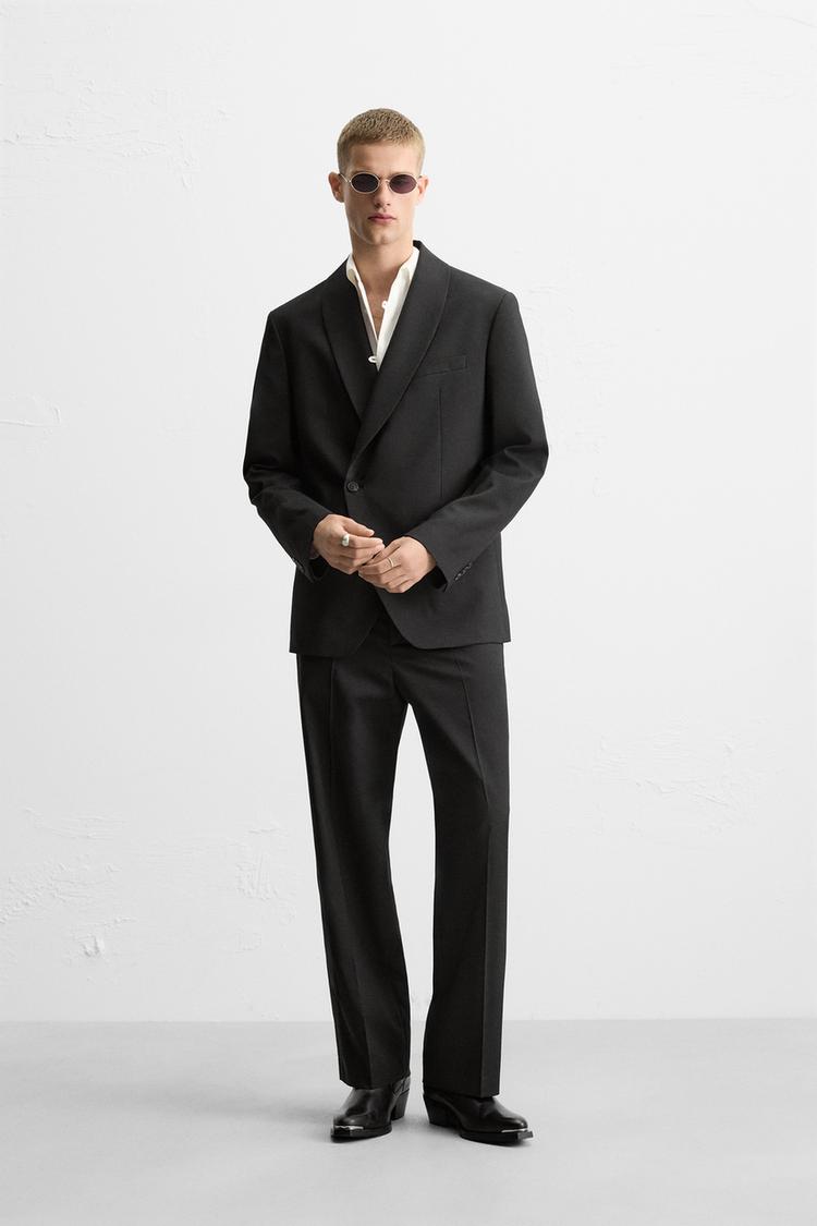 Blazer Cappotto Doppiopetto Nero Zara Doppiopetto Uomo Zara BLAZER