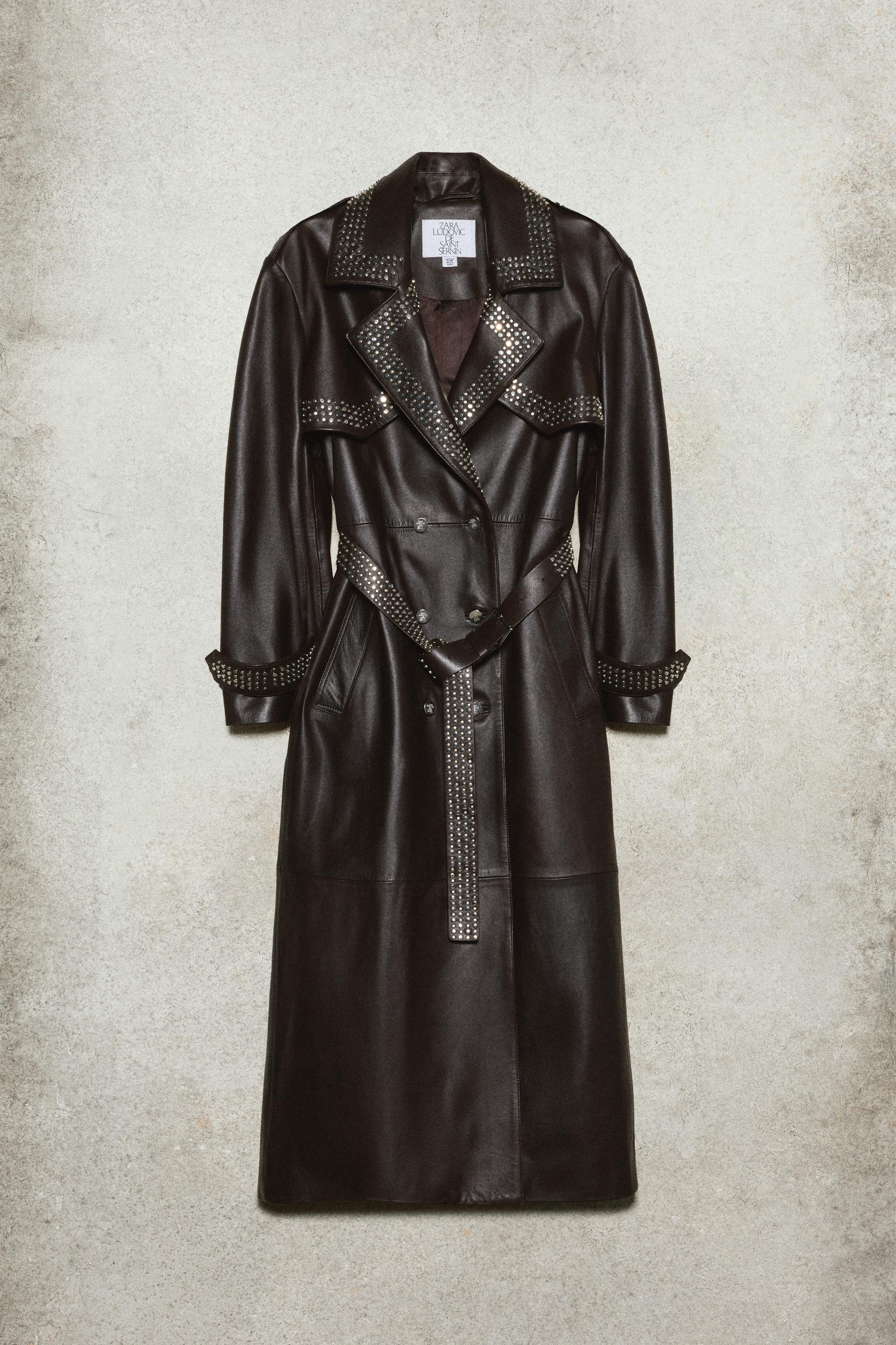 極美品★ZARA★フェイクレザー オーバーサイズ トレンチコート★ブラック★ザラ 極美品☆ZARA☆フェイクレザー オーバーサイズ トレンチコート