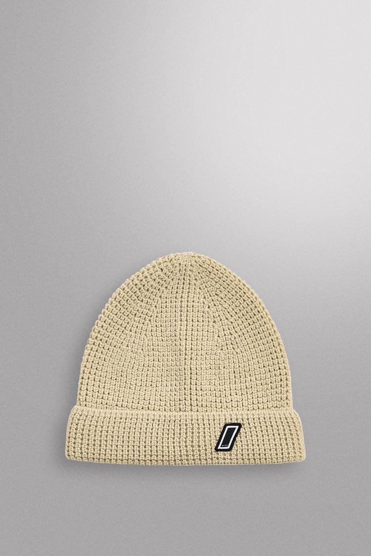 ZARA WAFFLE-KNIT BEANIE