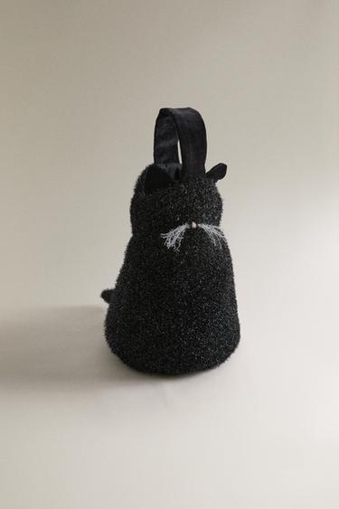 KIDS HALLOWEEN CAT BAG — Black 1