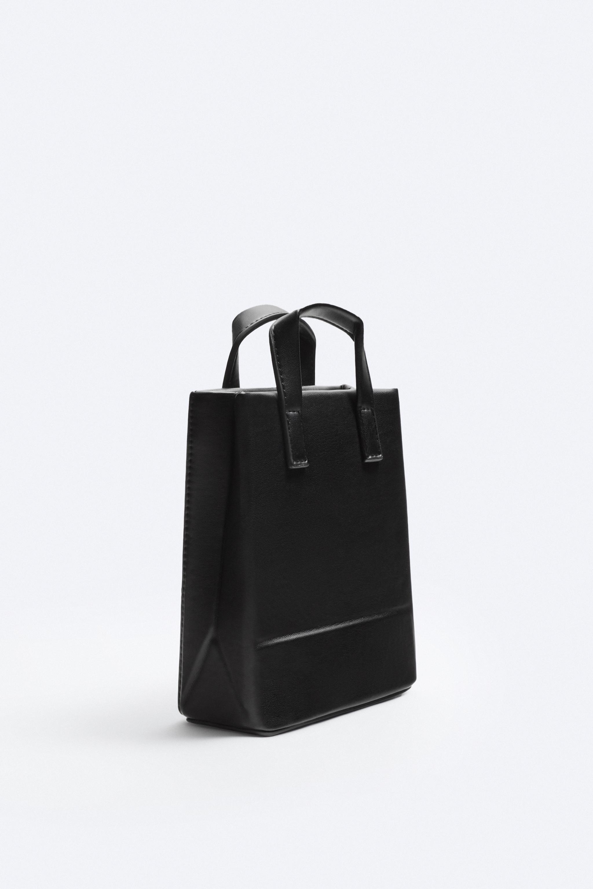 MINI MINIMALIST TOTE BAG Black ZARA South Africa