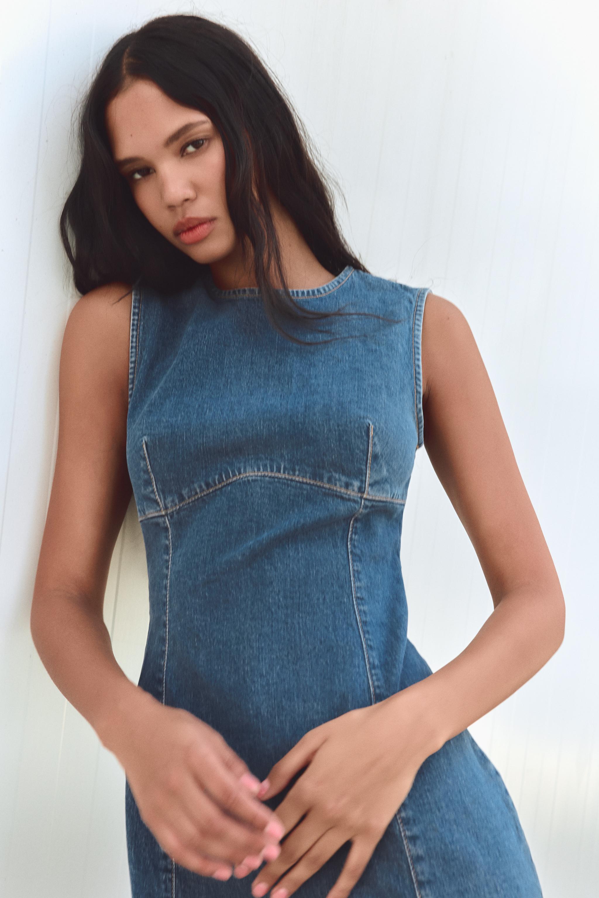 Vestido fashion jeans zara