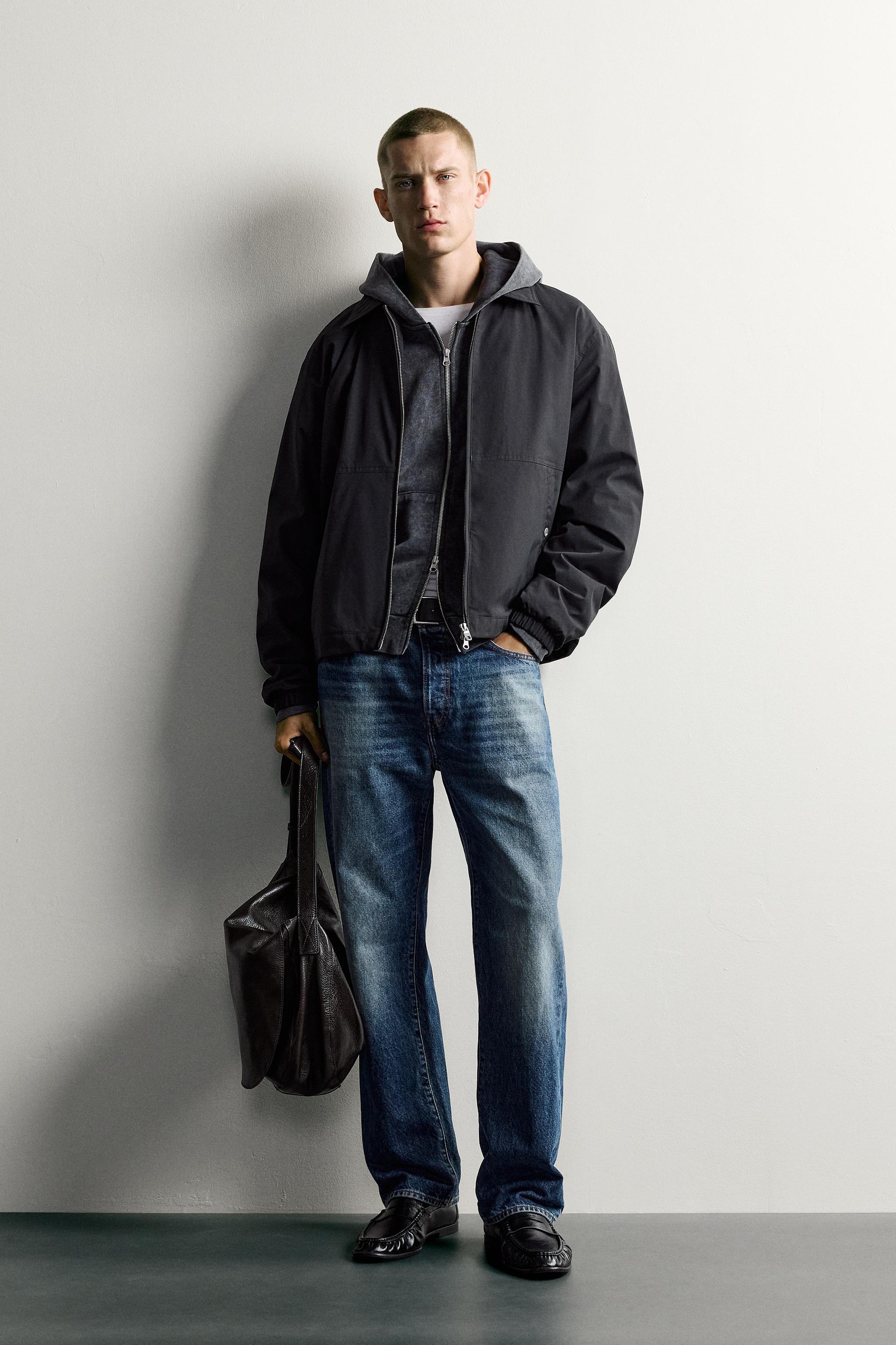 Мужские куртки Zara WATER-REPELLENT TECHNICAL JACKET