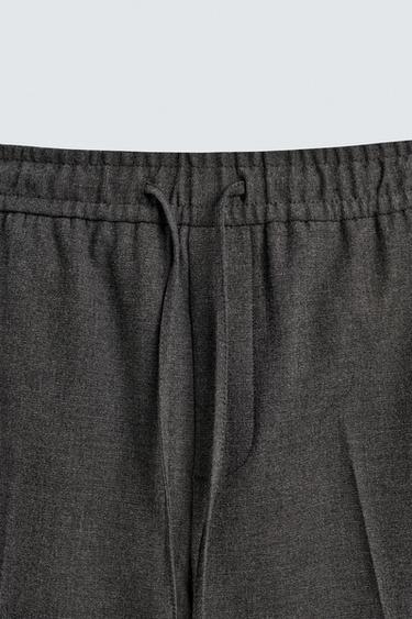 PANTALON TAILLE JOG CONFORT - FROSTED GRAY de Zara - Image 8