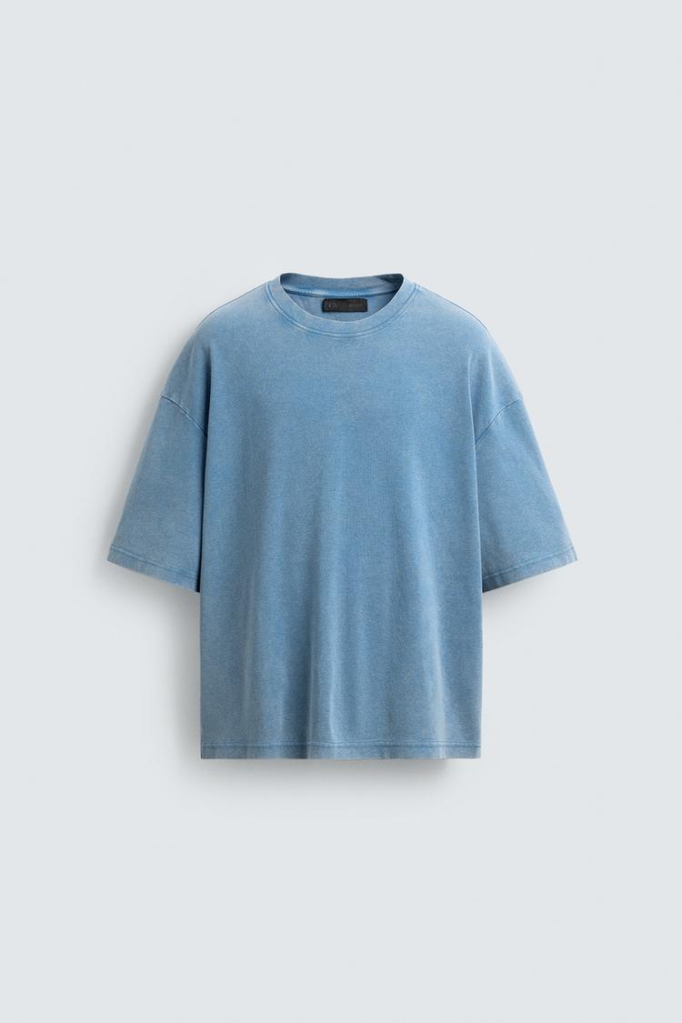 ZARA BOXY FIT TEXTURED SWEATSHIRT