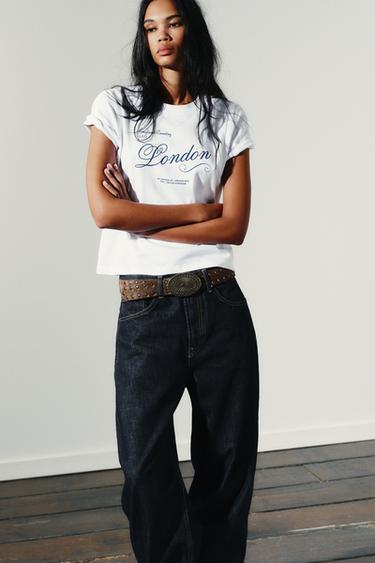 SLOGAN T-SHIRT - White by Zara