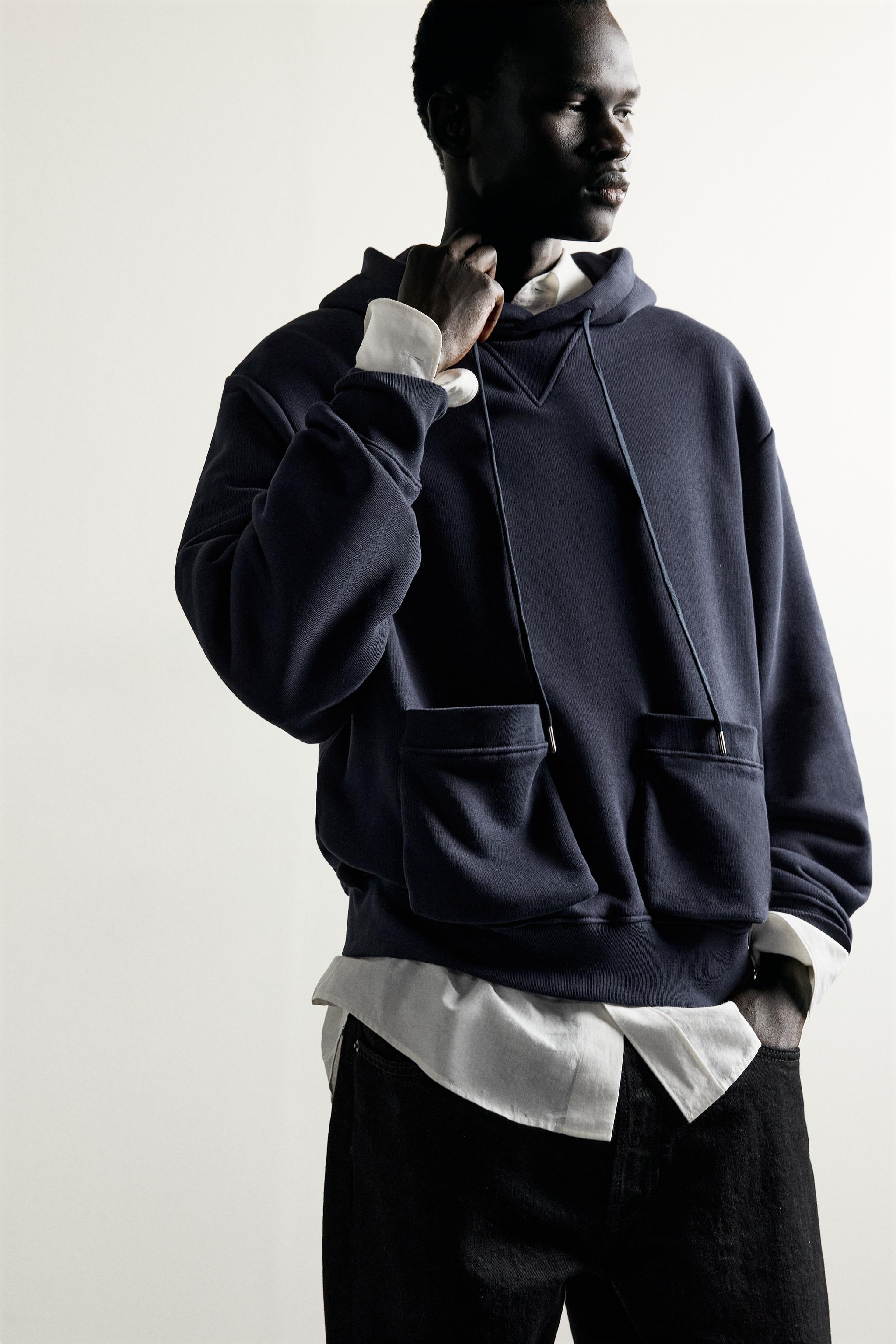 SWEAT À CAPUCHE RELAXED FIT AVEC POCHES