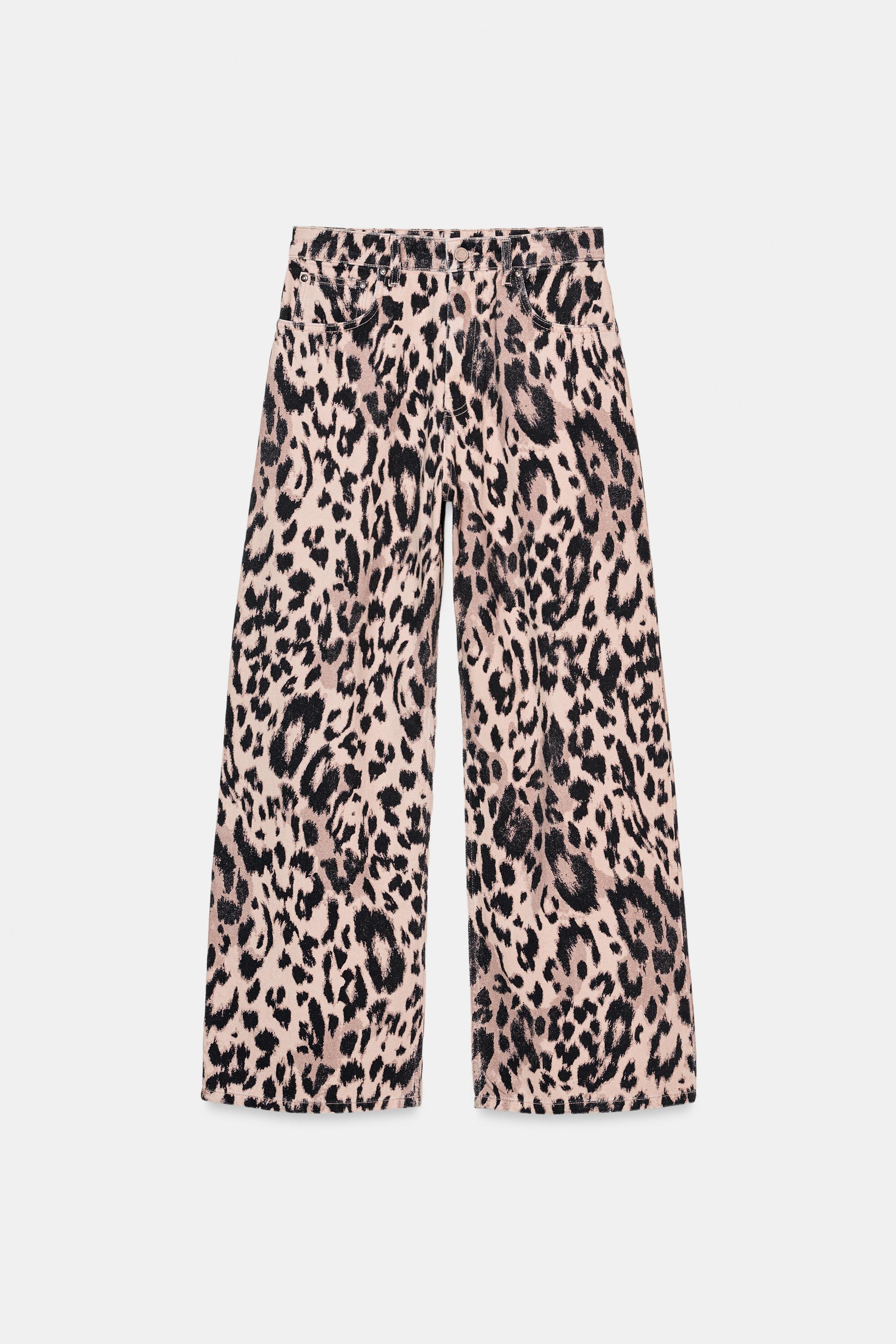 JEANS ZW ESTAMPA ANIMAL - Leopardo | ZARA Brasil