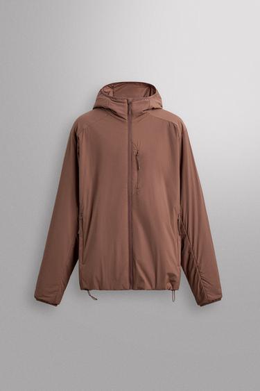 QUILTED MID-LAYER SKI JACKET - Dark red by Zara