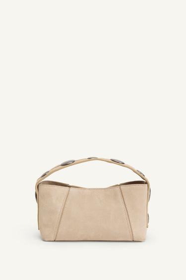 MN LTHR STDD BWLNG BG 14 - Beige van Zara