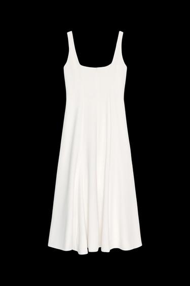 VESTIDO MIDI ZW COLLECTION - Crudo de Zara