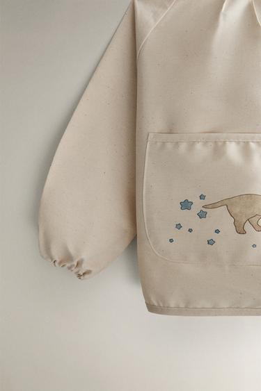 BAVOIR ENFANT MANCHES CHIEN PATINEUR - Beige clair de Zara - Image 1