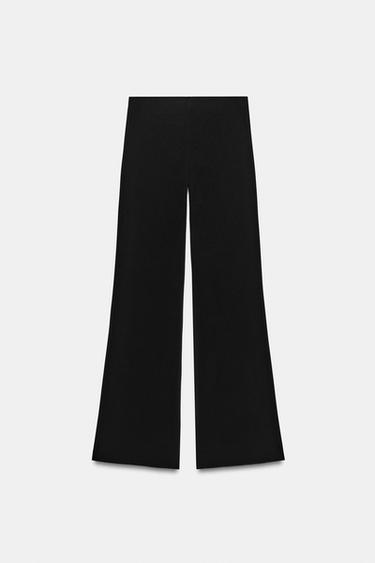 PANTALON LARGE STRETCH - Noir de Zara - Image 5