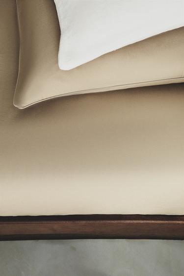 DRAP-HOUSSE PERCALE DE COTON | 30 CM DE HAUT (300 FILS) - Beige foncé de Zara - Image 6