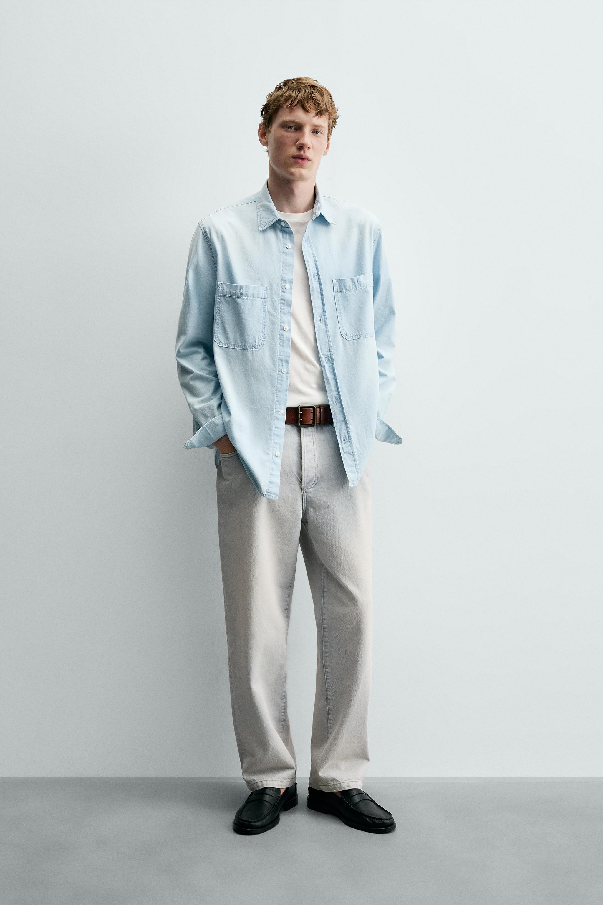 ZARAライトベージュ& ZARA バギーデニム　Hi ZARAライトベージュ& ZARA バギーデニム Hi ZARAライトベージュ& ZARA