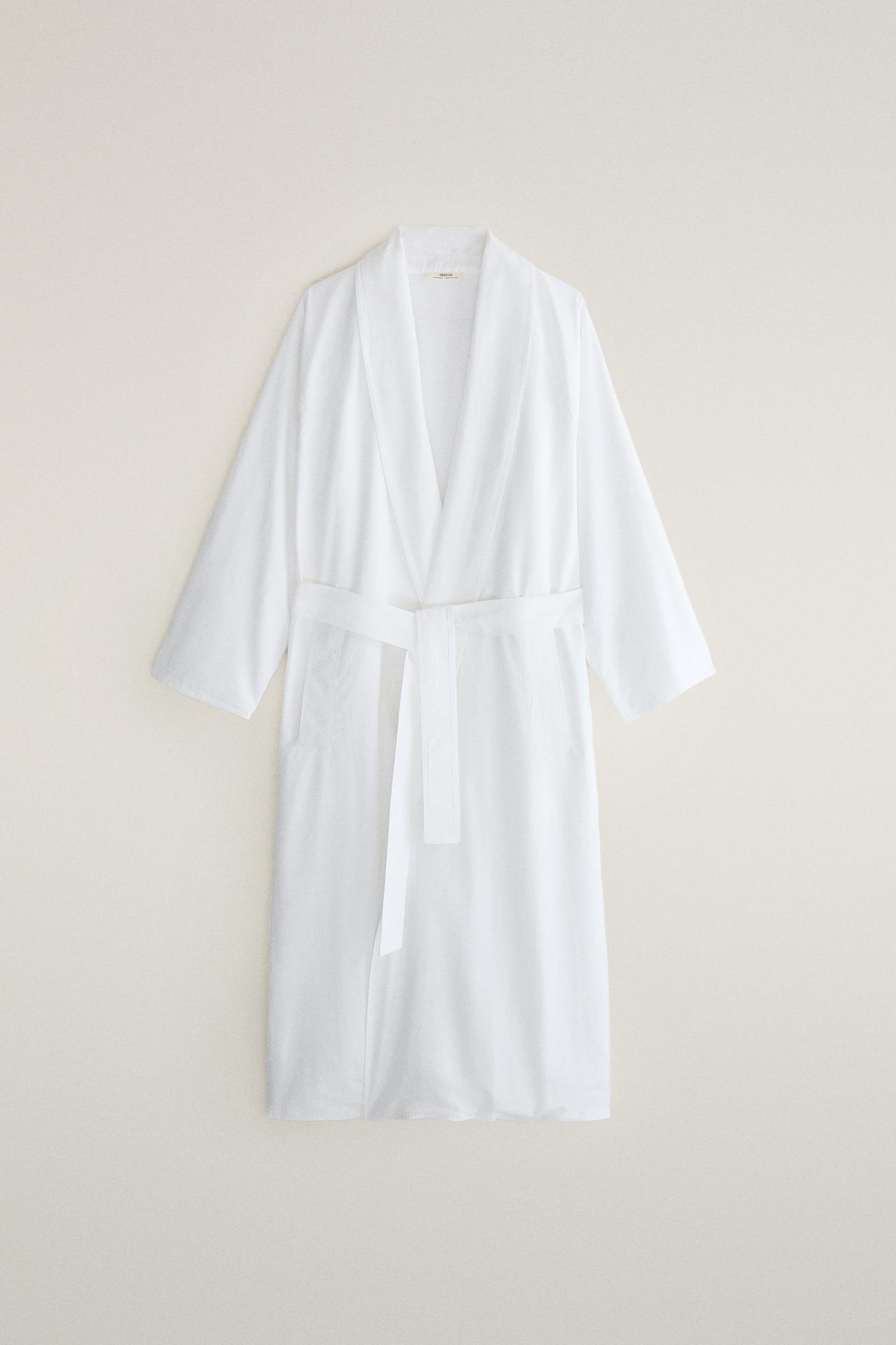 PLAIN COTTON DRESSING GOWN